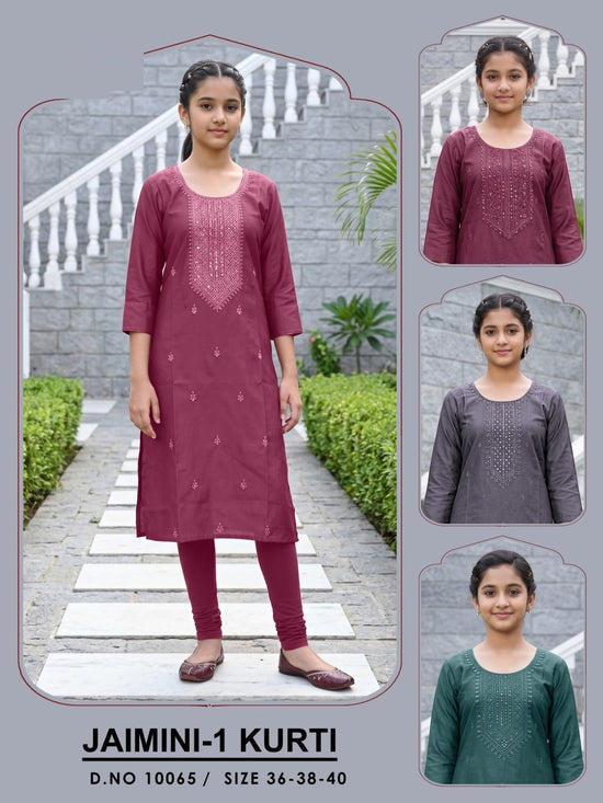 Amrah Wholesale Jamini 10065 And 10067 Gadwal Silk Kurti - Amrah Wholesale