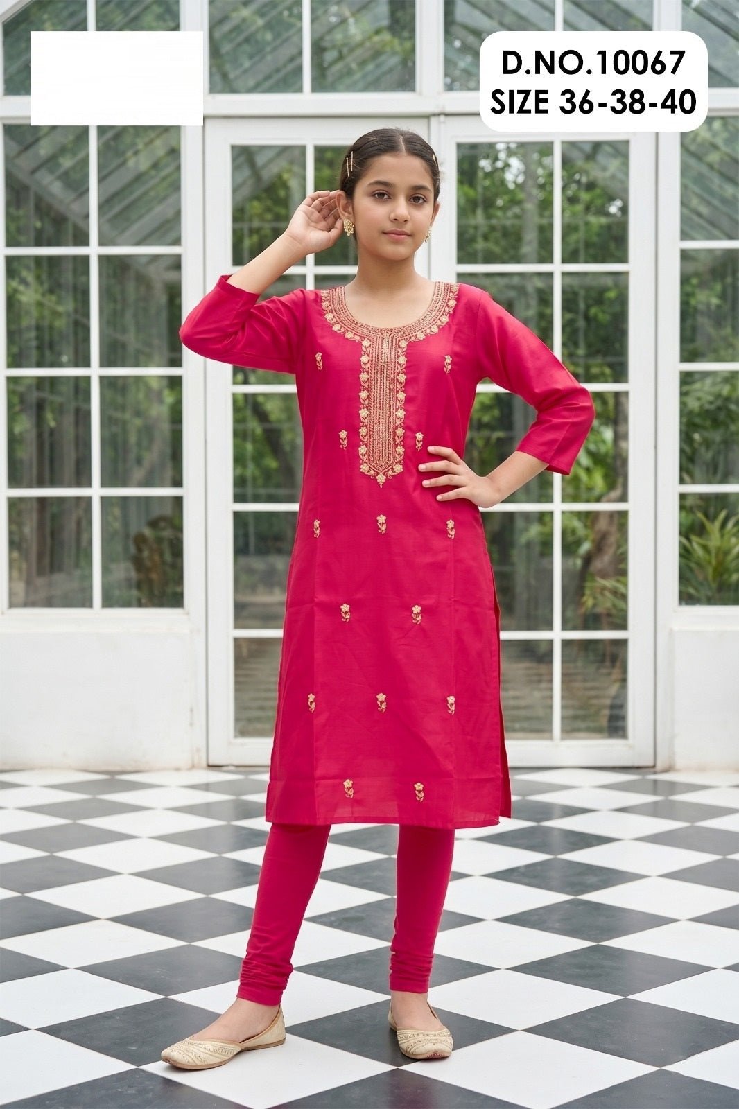 Amrah Wholesale Jamini 10065 And 10067 Gadwal Silk Kurti - Amrah Wholesale
