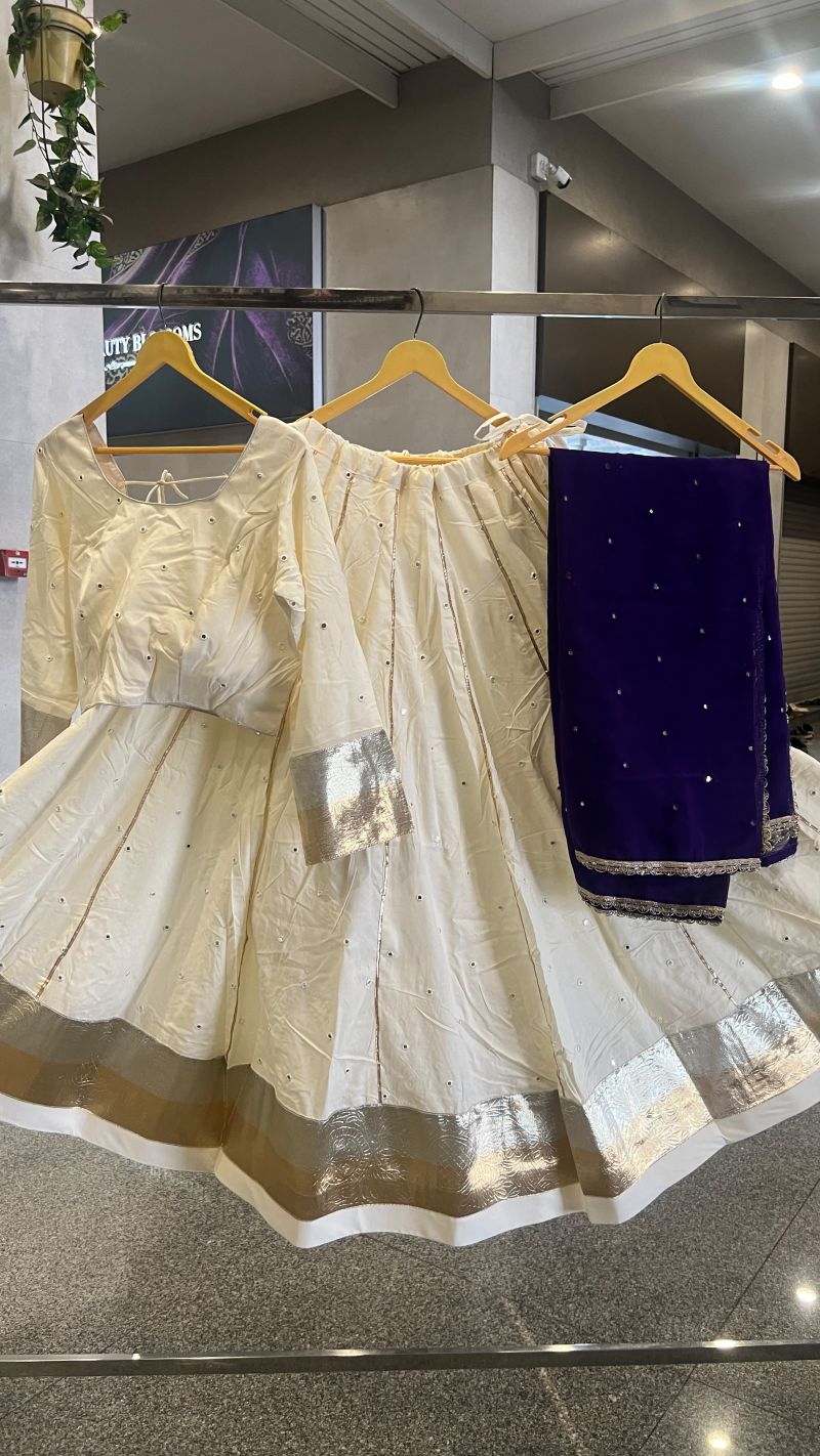 Amrah Wholesale Jhamkudi Vol 1 Rayon Mirror Work Stitched Navratri Lehenga Choli - Amrah Wholesale