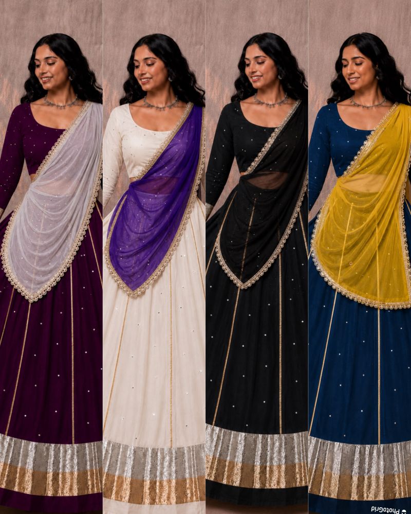 Amrah Wholesale Jhamkudi Vol 1 Rayon Mirror Work Stitched Navratri Lehenga Choli - Amrah Wholesale