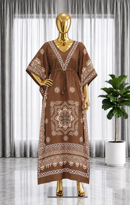 Amrah Wholesale Kaftan Vol 9 French Crepe Printed Long Kaftan