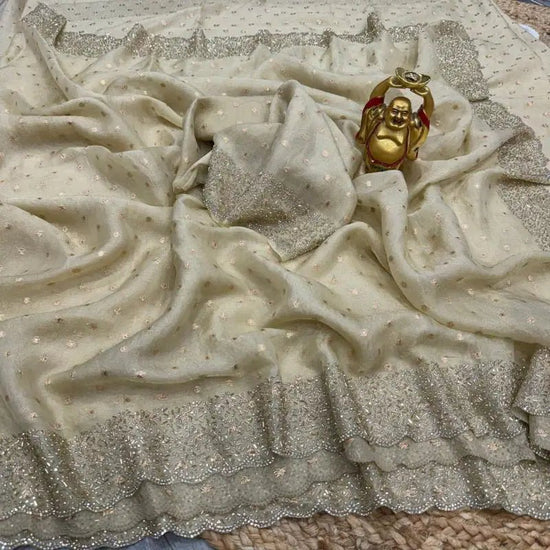 Amrah Wholesale Kc 1002 Space Silk Jarkhan Worked Premium Saree Collection - Amrah Wholesale