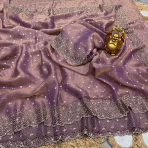 Amrah Wholesale Kc 1002 Space Silk Jarkhan Worked Premium Saree Collection - Amrah Wholesale