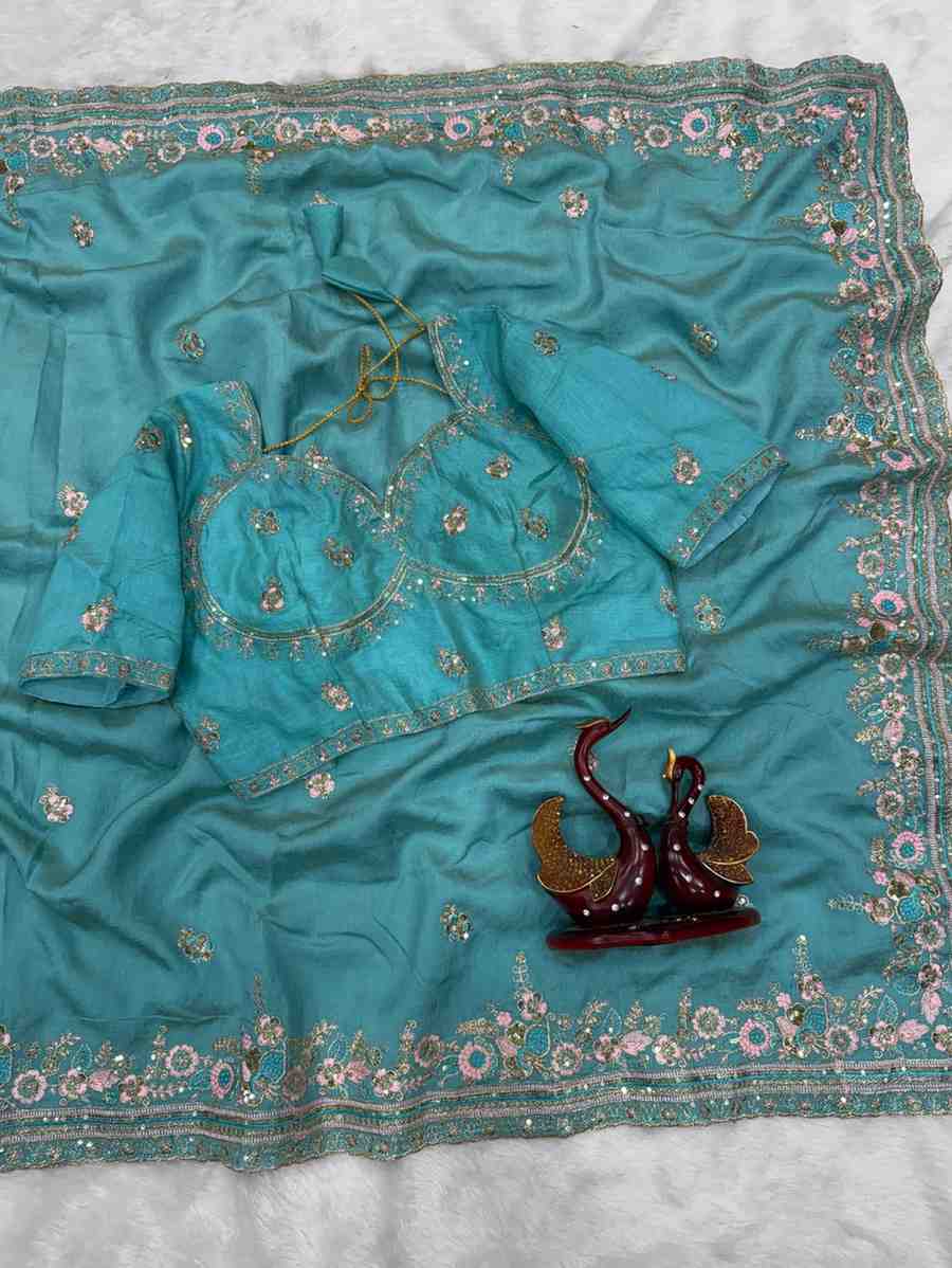 Amrah Wholesale Kc 2128 Vichitra Silk Saree - Amrah Wholesale