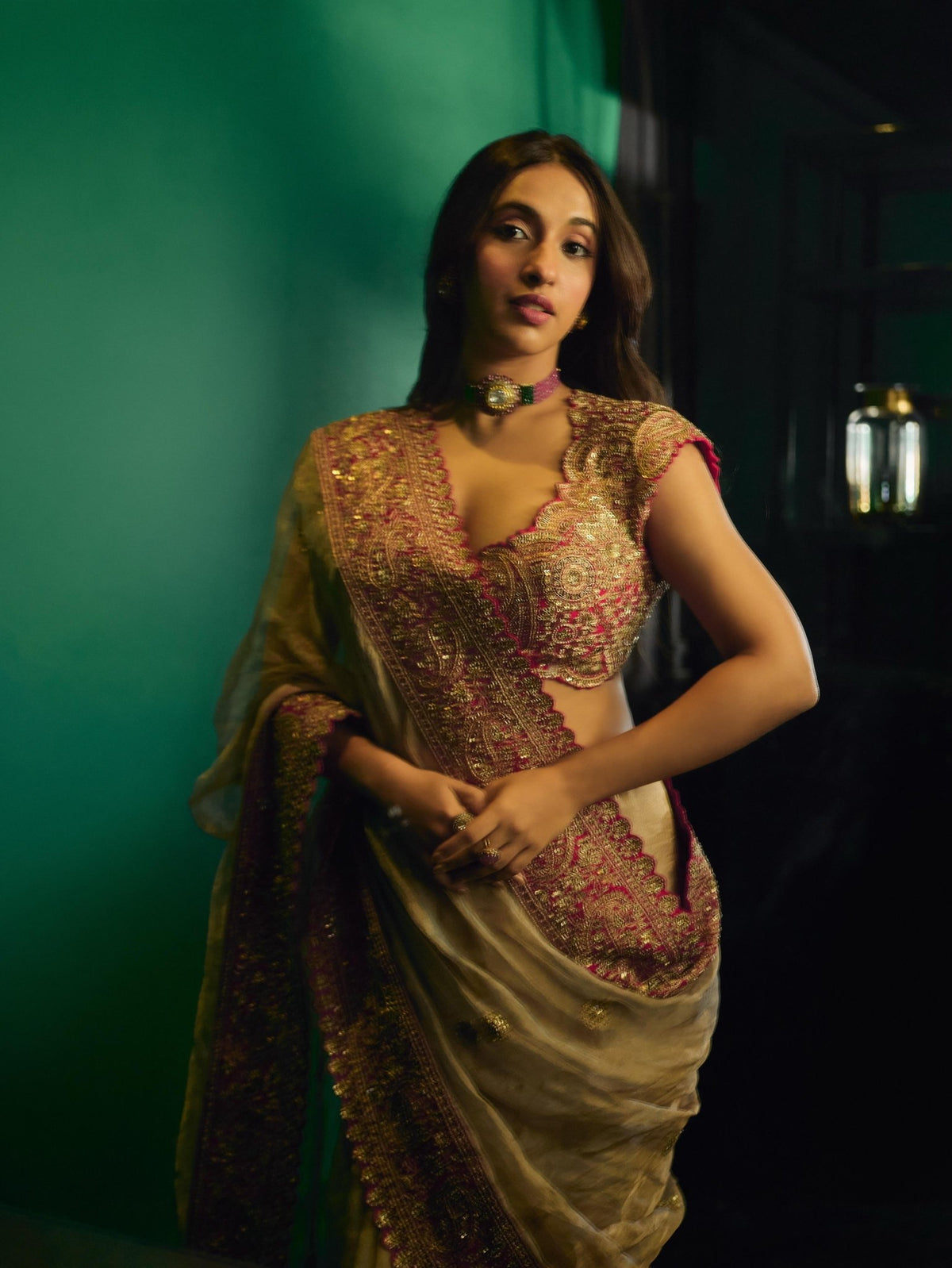 Amrah Wholesale Kc 2144 Soft Zipsy Silk Embroidered Designer Saree - Amrah Wholesale