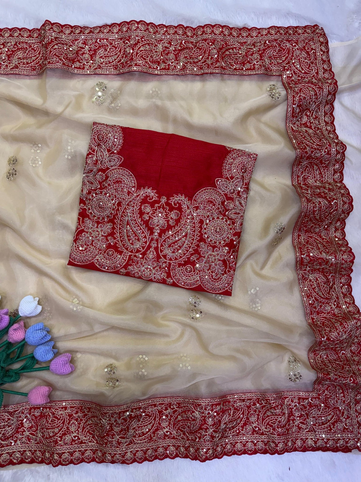 Amrah Wholesale Kc 2144 Soft Zipsy Silk Embroidered Designer Saree - Amrah Wholesale
