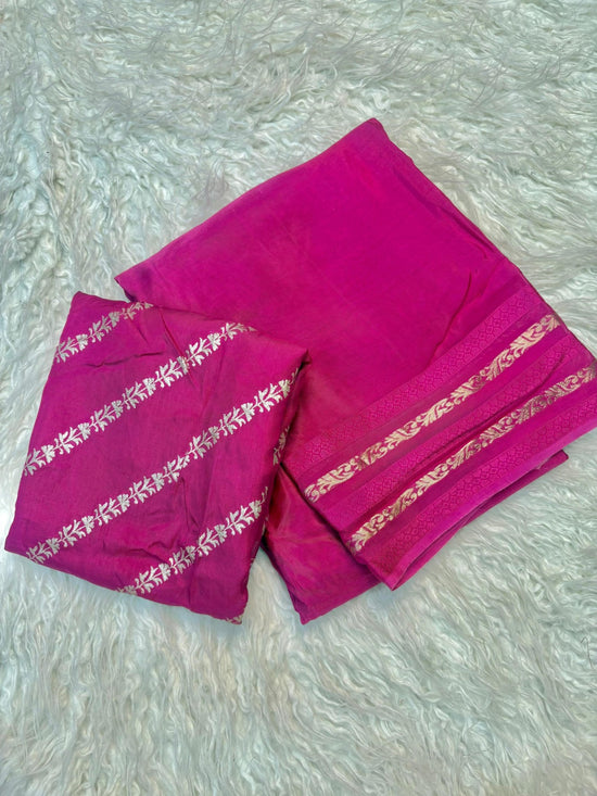 Amrah Wholesale Kc 221 Pure Viscose Mysore Crepe Silk Saree - Amrah Wholesale