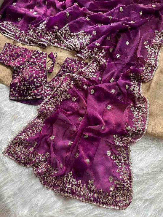 Amrah Wholesale KC 410 Satin Silk Saree Collection - Amrah Wholesale