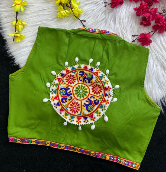 Amrah Wholesale Khadi Vol 33 Rayon Kodi Work Blouse - Amrah Wholesale