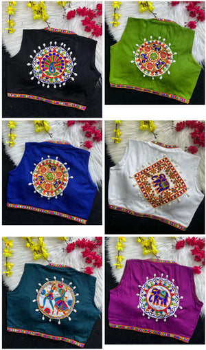 Amrah Wholesale Khadi Vol 33 Rayon Kodi Work Blouse - Amrah Wholesale
