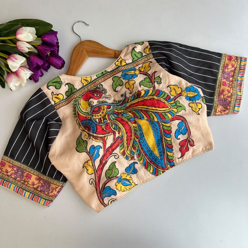 Amrah Wholesale Khadi Vol 34 Cotton Hand Work Blouse - Amrah Wholesale