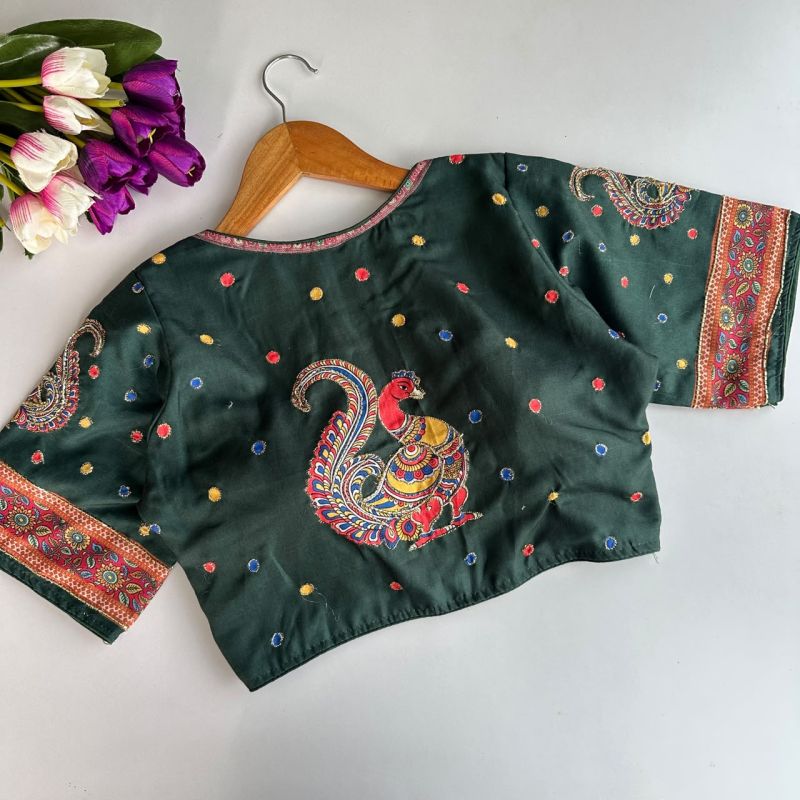 Amrah Wholesale Khadi Vol 34 Cotton Hand Work Blouse - Amrah Wholesale