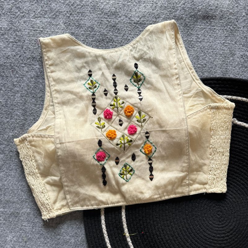 Amrah Wholesale Khadi Vol 62 Pure Khadi Cotton Blouse