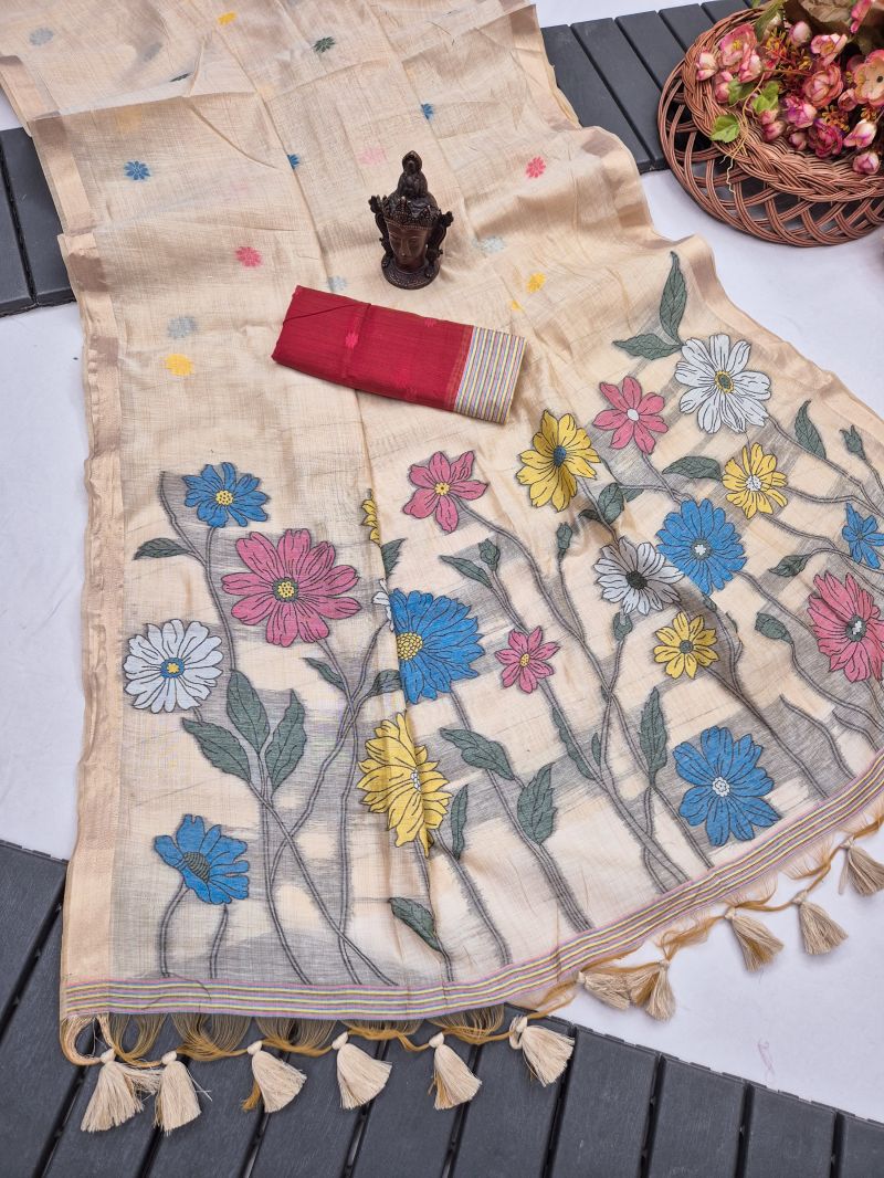 Amrah Wholesale Lotus Vol 1 Munga Cotton Saree