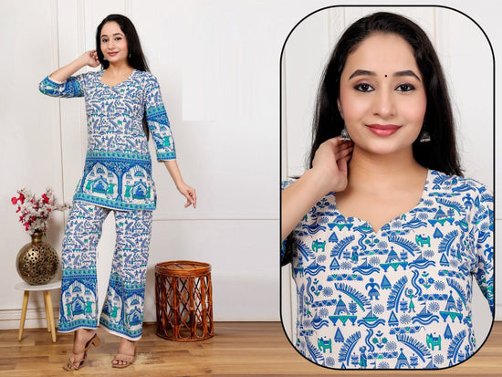 Amrah Wholesale Lrc 15 Cotton Kalamkari Printed Co-Ord Set Collection - Amrah Wholesale