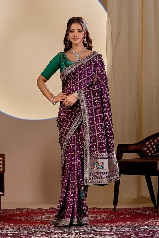 Amrah Wholesale Maahi 228 Vichitra Silk Embroidered Sequence Work Saree - Amrah Wholesale