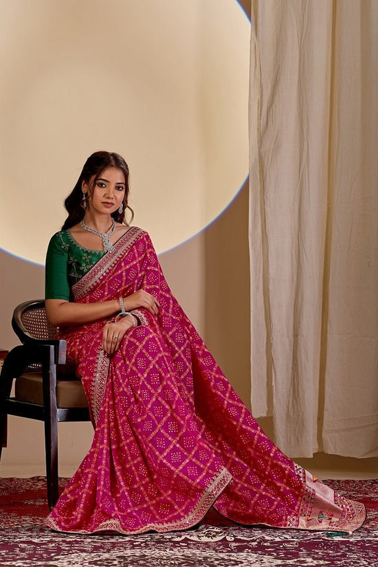 Amrah Wholesale Maahi 228 Vichitra Silk Embroidered Sequence Work Saree - Amrah Wholesale