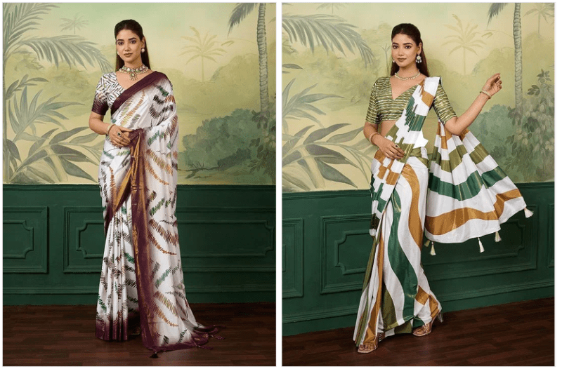 Amrah Wholesale Maahi 237 Crape Silk Saree - Amrah Wholesale