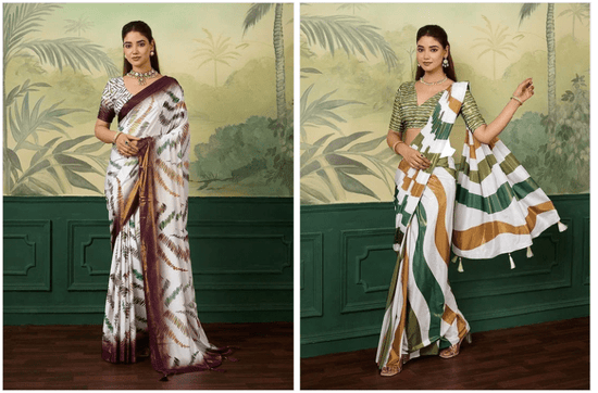 Amrah Wholesale Maahi 237 Crape Silk Saree - Amrah Wholesale
