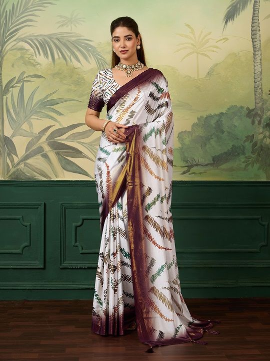 Amrah Wholesale Maahi 237 Crape Silk Saree