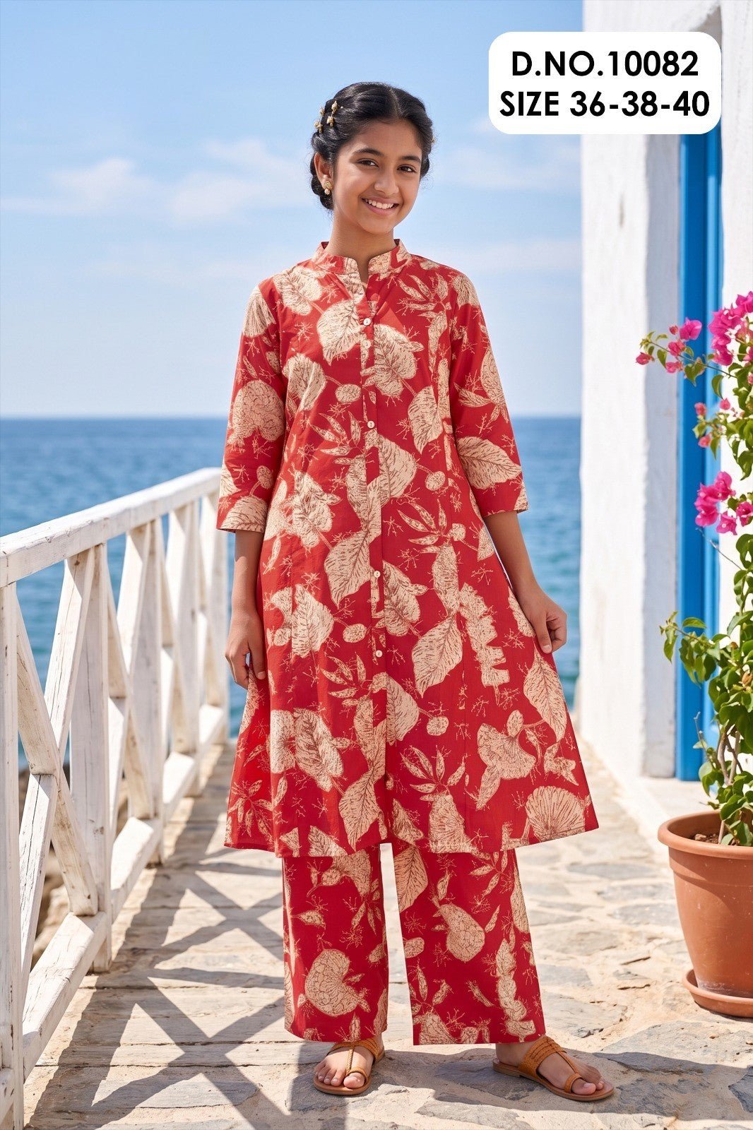 Amrah Wholesale Mablaa 10081 And 82 Rayon Floral Printed Co Ord Set - Amrah Wholesale
