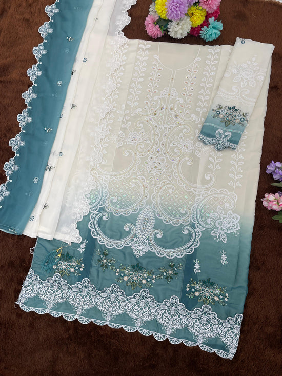 Amrah Wholesale Mah E Rooh 4251 A To D Georgette Dress Material