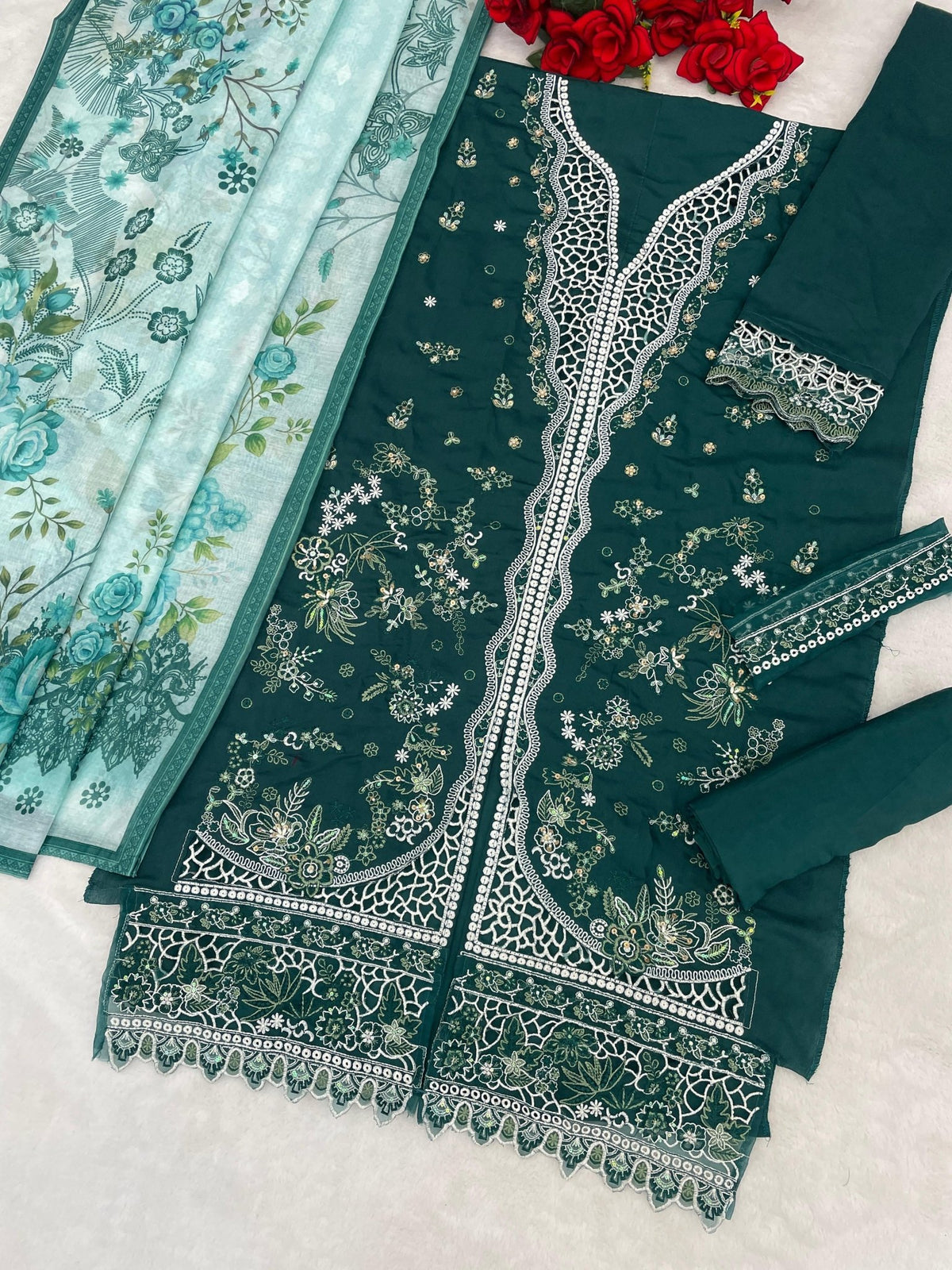 Amrah Wholesale Mah E Rooh 5217 Slub Cotton Dress Material - Amrah Wholesale