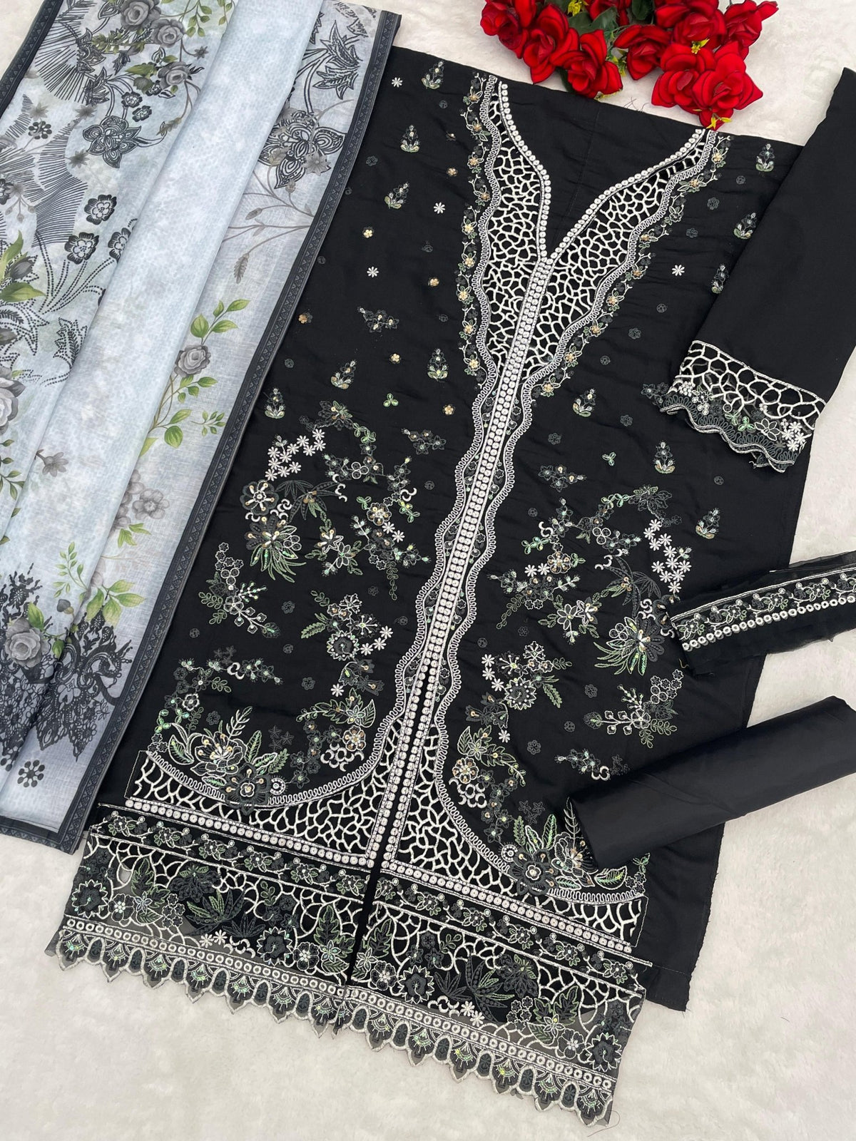 Amrah Wholesale Mah E Rooh 5217 Slub Cotton Dress Material - Amrah Wholesale