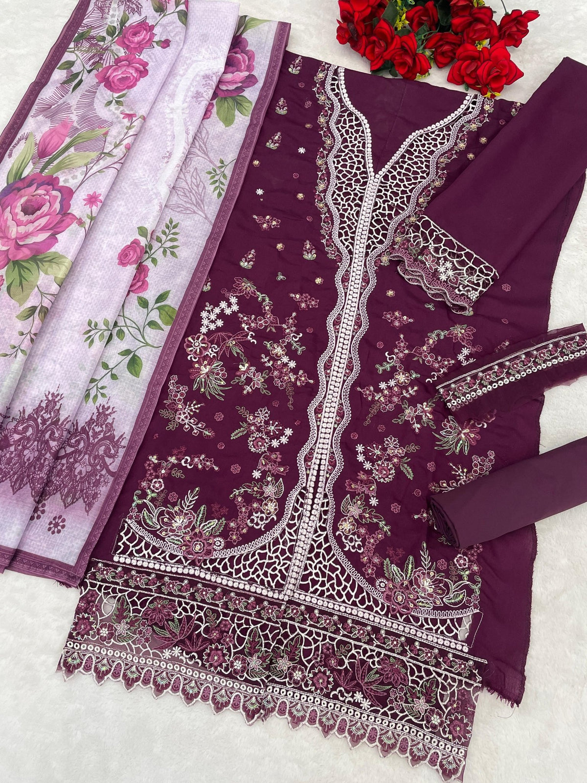 Amrah Wholesale Mah E Rooh 5217 Slub Cotton Dress Material - Amrah Wholesale