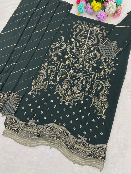 Amrah Wholesale Mah E Rooh 5221 A To E Faux Georgette Dress Material