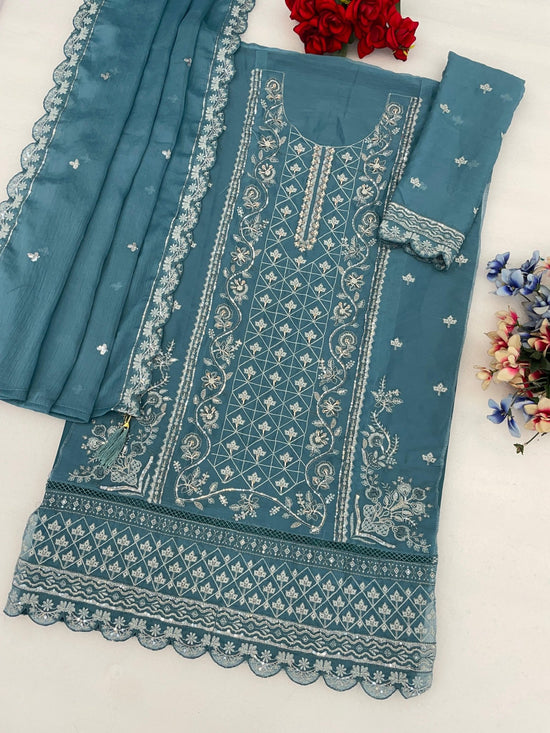 Amrah Wholesale Mah E Rooh 5246 Chiffon Dress Material - Amrah Wholesale