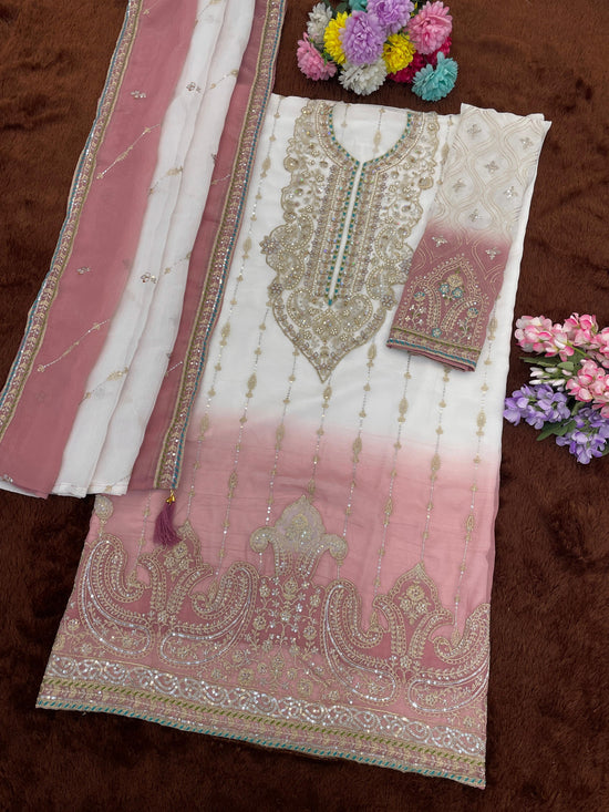 Amrah Wholesale Mah E Rooh 5248 A To D Crunchy Dress Material