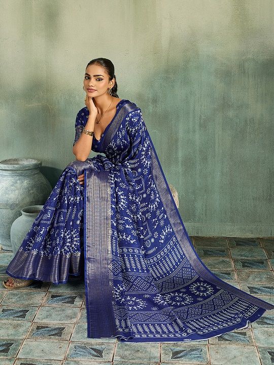 Amrah Wholesale Mahek 233 Marshmello Silk Saree
