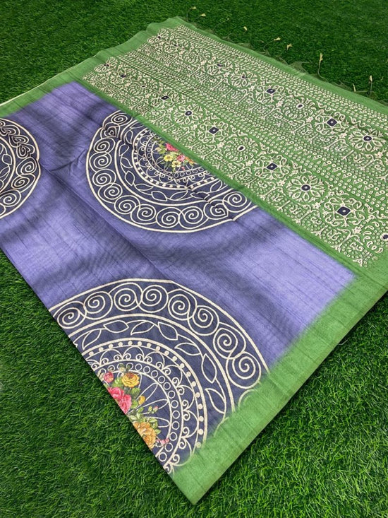 Amrah Wholesale Mandala Art Vol 1 Tissue Silk Digital Print Saree