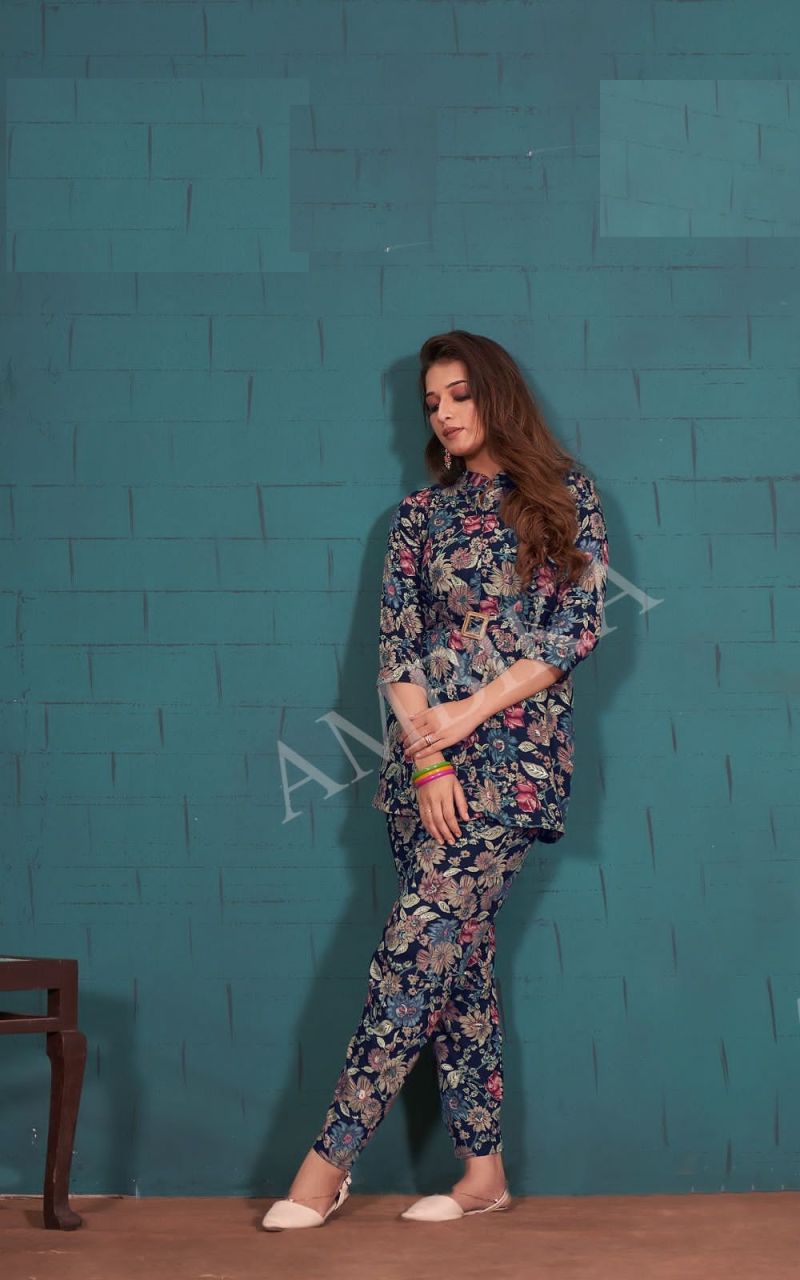 Amrah Wholesale Mast 3 Rayon Fancy Western Wear Co Ord Set Collection - Amrah Wholesale