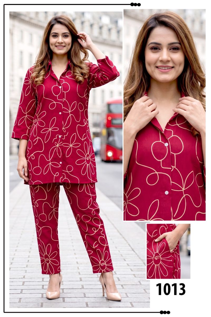Amrah Wholesale Mayra Vol 2 Liva Rayon Co Ord Set