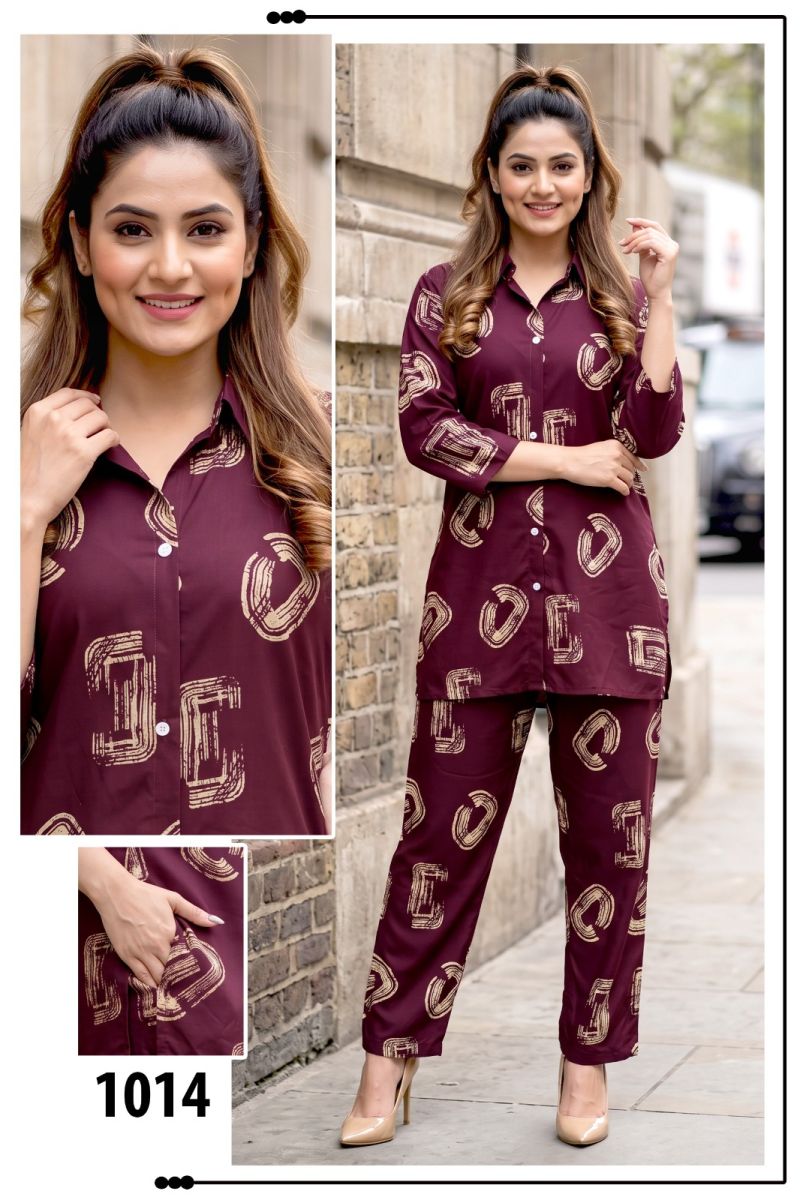 Amrah Wholesale Mayra Vol 2 Liva Rayon Co Ord Set
