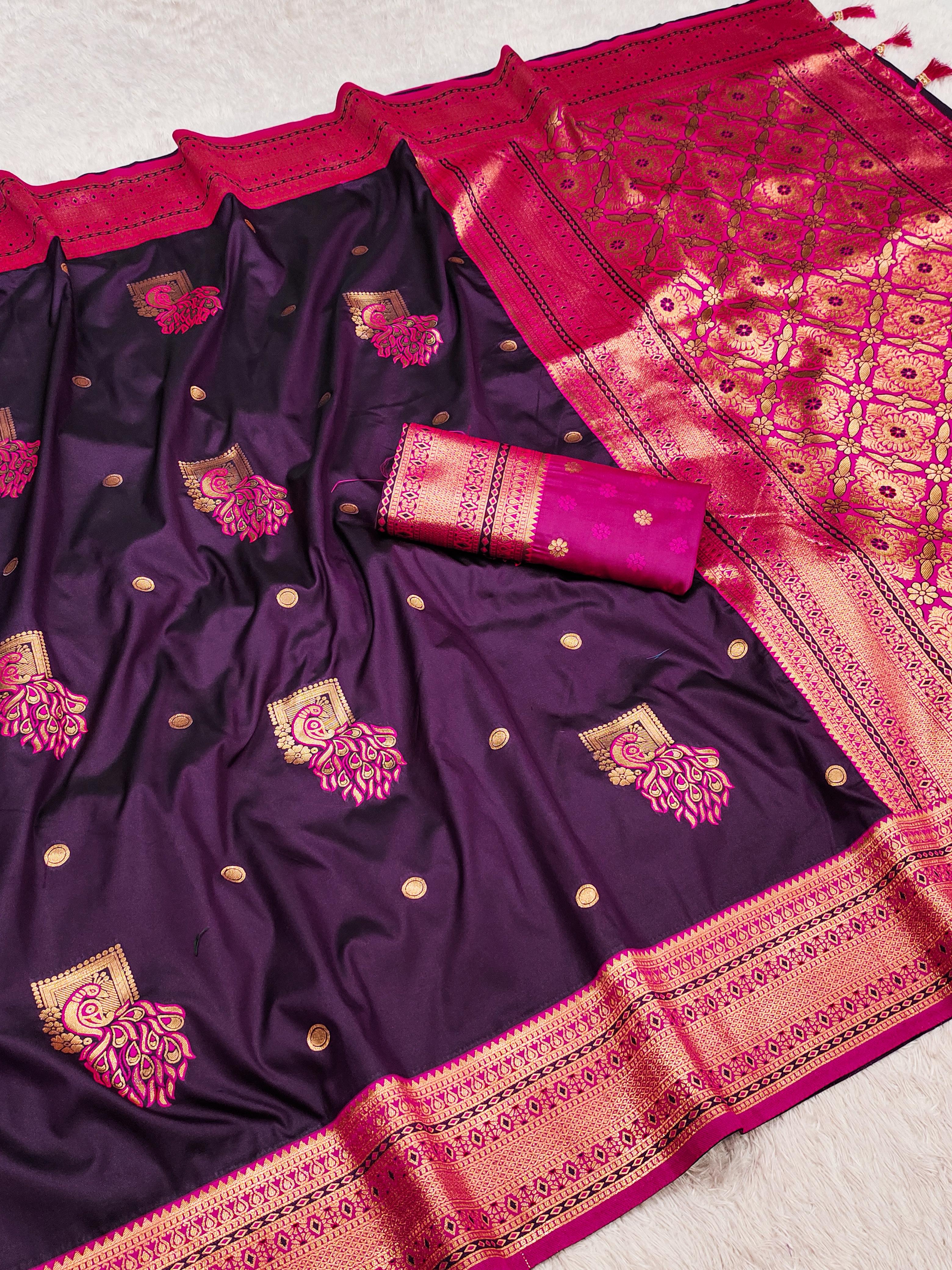 Amrah Wholesale Mb Morni Paithan Vol 2 Banarasi Silk Saree
