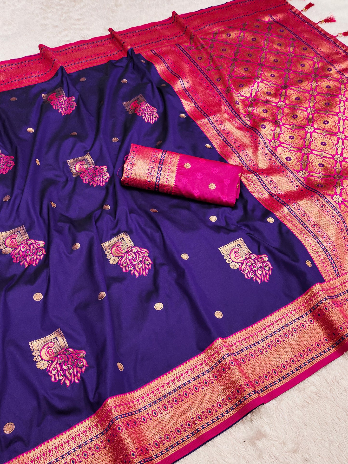 Amrah Wholesale Mb Morni Paithan Vol 2 Banarasi Silk Saree