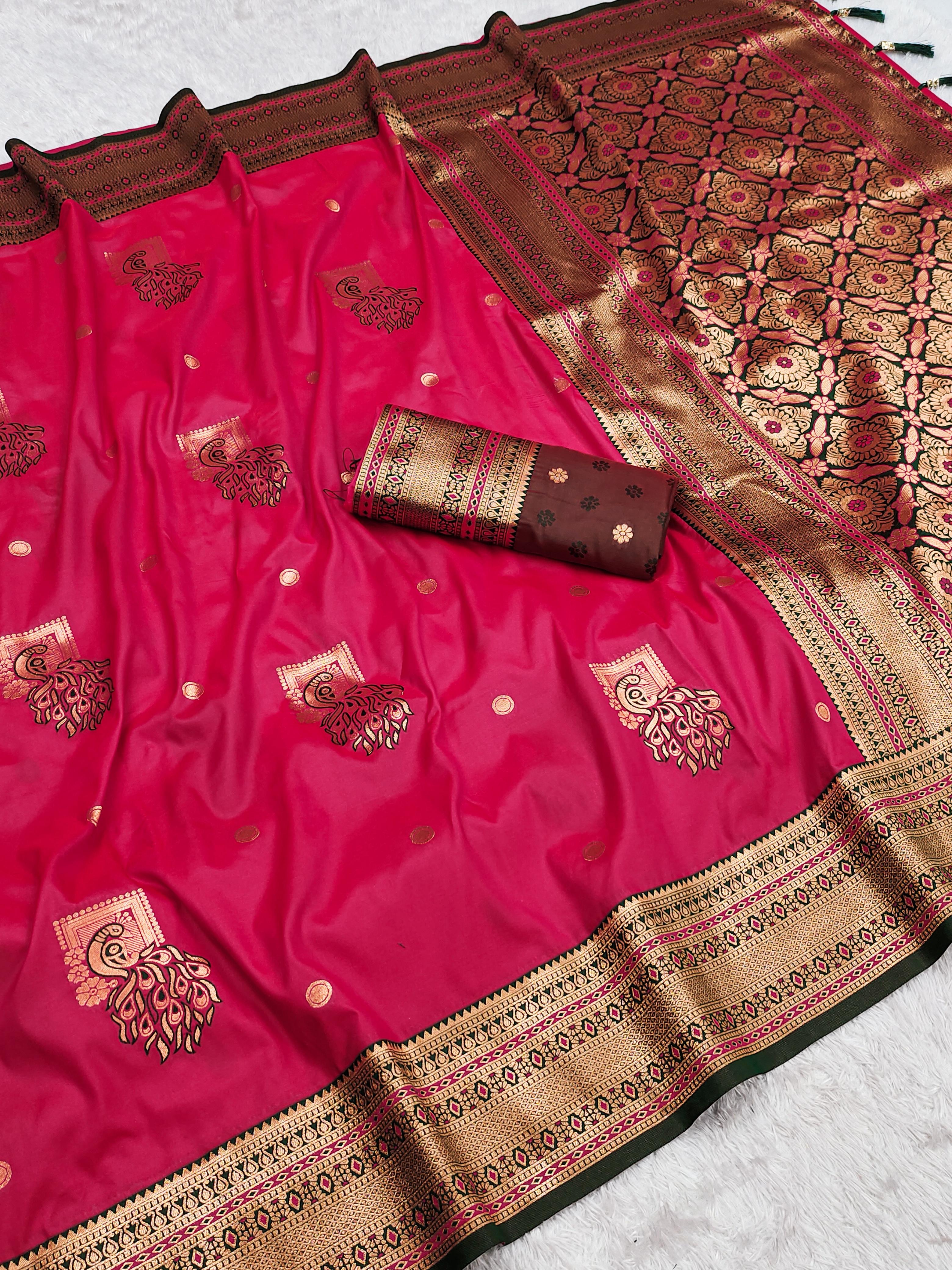 Amrah Wholesale Mb Morni Paithan Vol 2 Banarasi Silk Saree