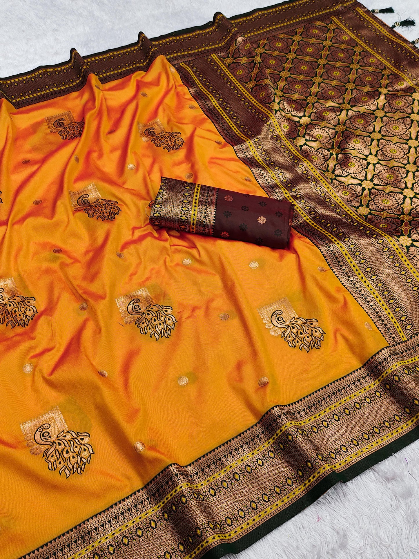 Amrah Wholesale Mb Morni Paithan Vol 2 Banarasi Silk Saree