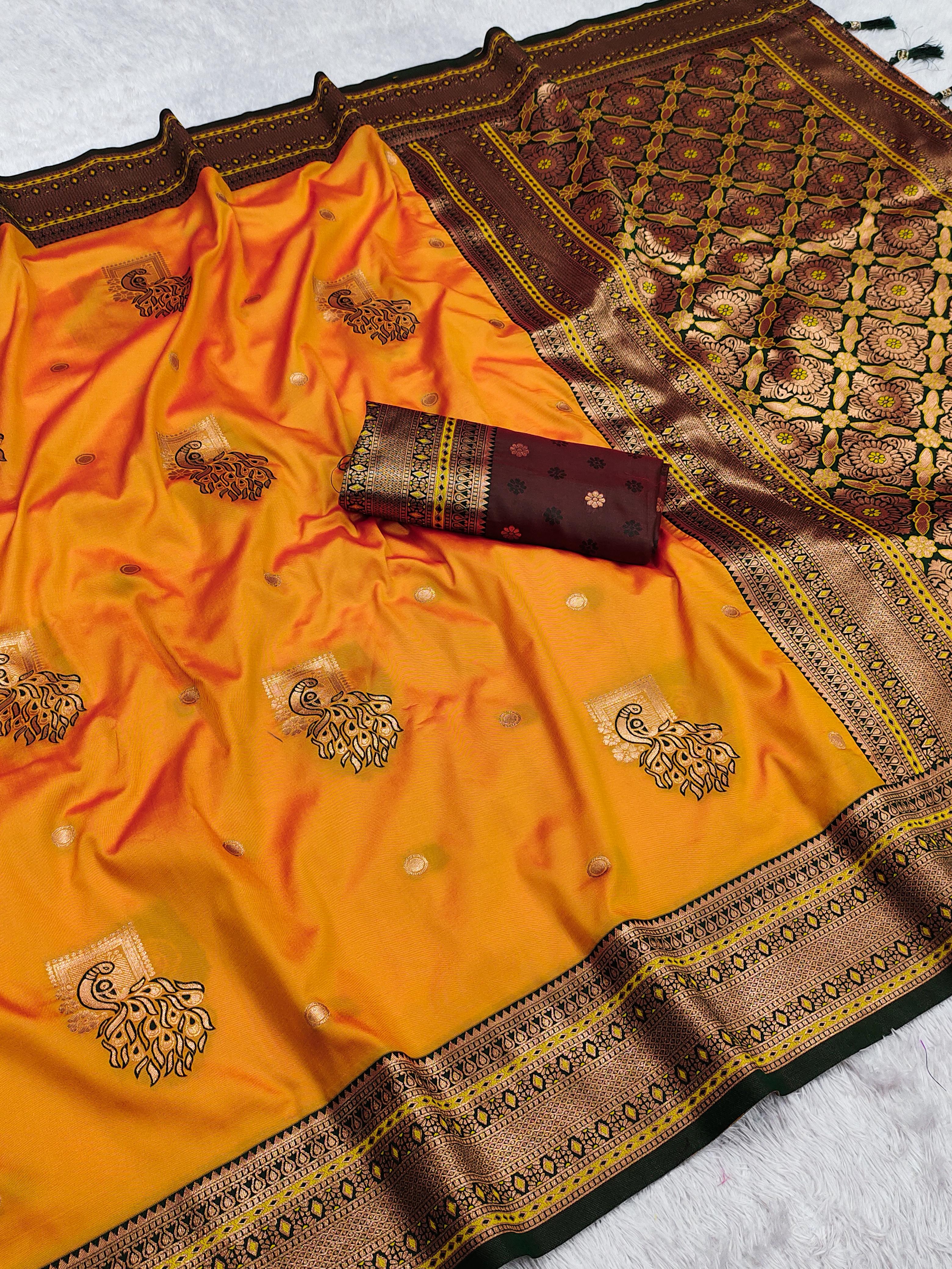 Amrah Wholesale Mb Morni Paithan Vol 2 Banarasi Silk Saree