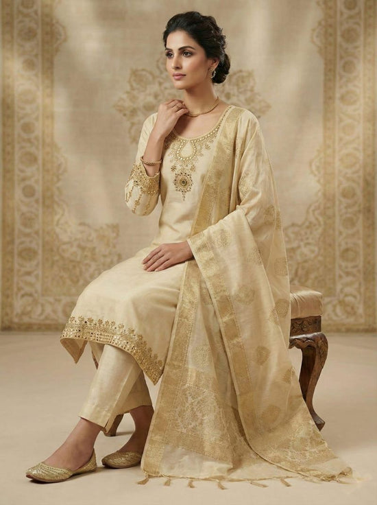 Amrah Wholesale Md 1129 Roman Handworked Kurti Set