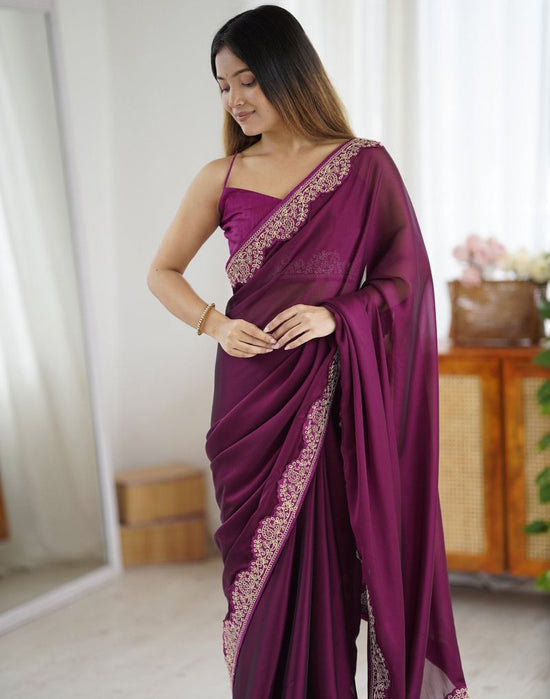 Amrah Wholesale Md Mahi N5 Rangoli Silk Cording Work Saree