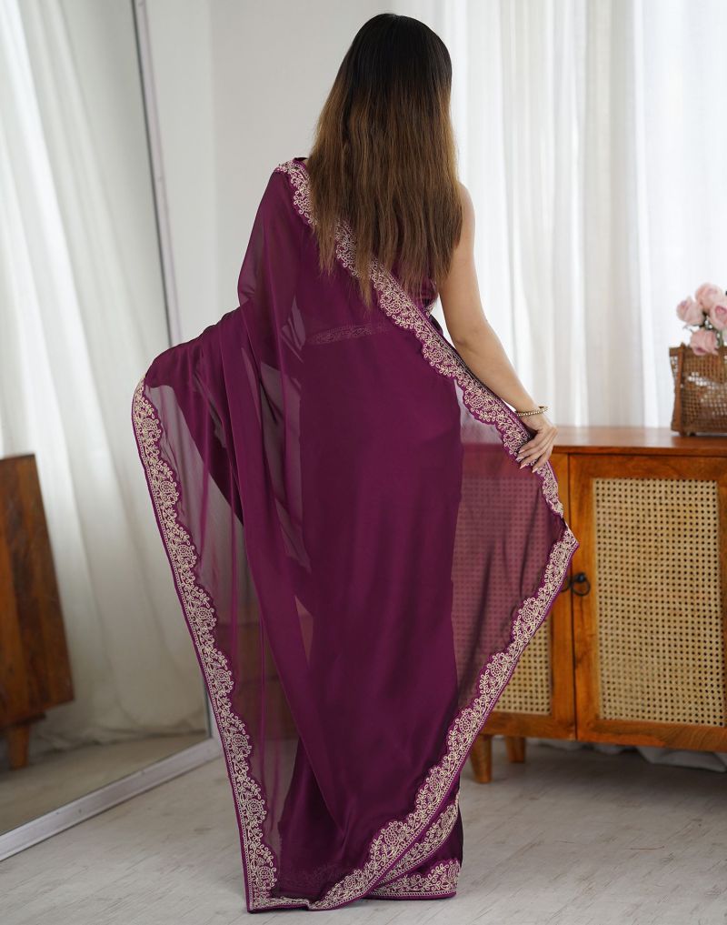 Amrah Wholesale Md Mahi N5 Rangoli Silk Cording Work Saree