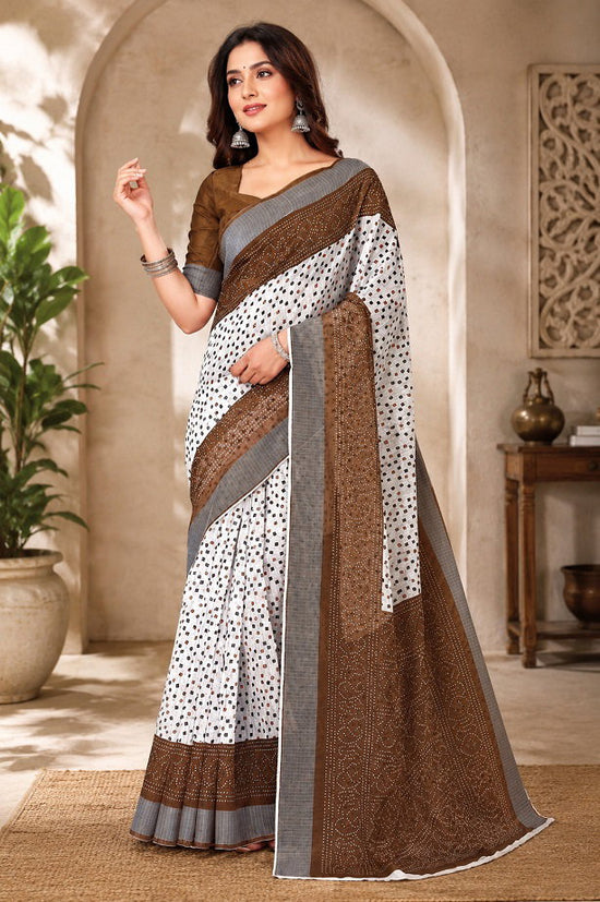 Amrah Wholesale Meera 351 Linen Digital Printed Casual Wear Saree