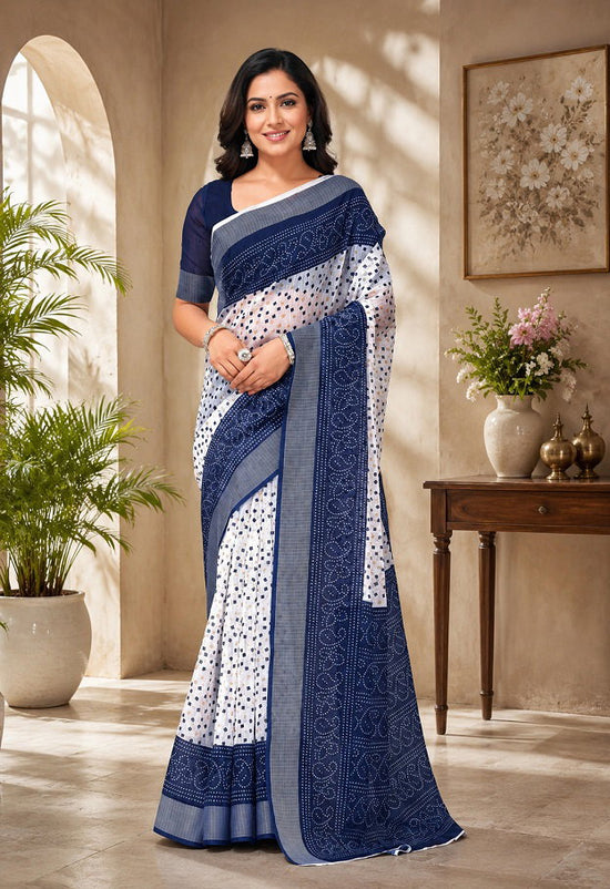 Amrah Wholesale Meera 351 Linen Digital Printed Casual Wear Saree