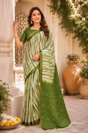 Amrah Wholesale Meera 351 Linen Digital Printed Saree - Amrah Wholesale