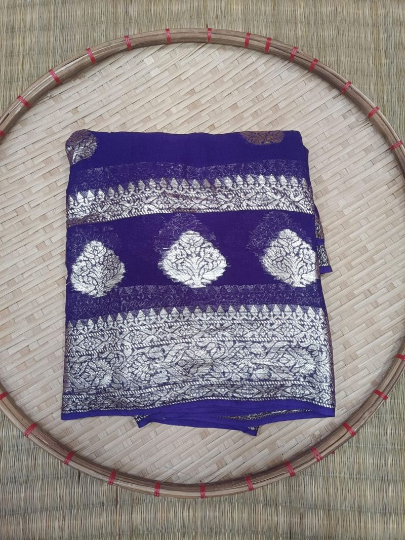 Amrah Wholesale Meraki Vol 22 Viscose Georgette Saree