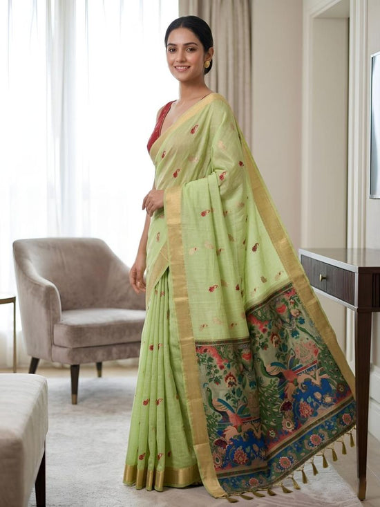 Amrah Wholesale Mv Vis 2 Cotton Jacquard Worked Saree Collection